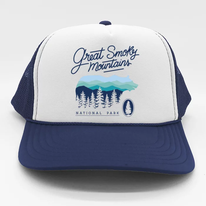 Great Smoky Mountains National Park Trucker Hat