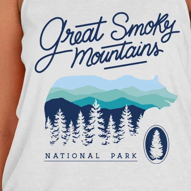 Great Smoky Mountains National Park Women's Knotted Racerback Tank