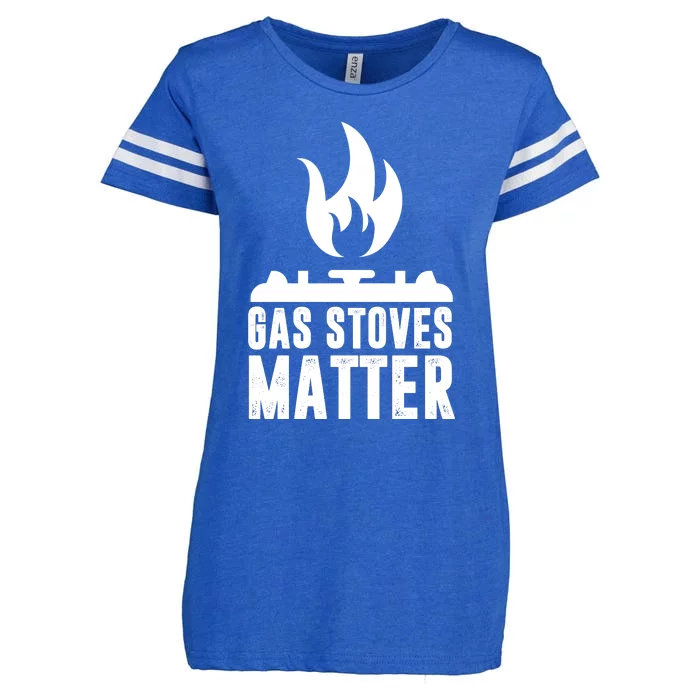 Gas Stoves Matter Funny Gas Stove Enza Ladies Jersey Football T-Shirt