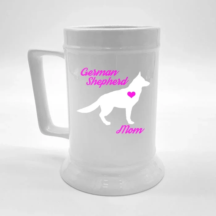 Ger Shepherd Mom Gift Ger Shepherd Dog Cute Gift Front & Back Beer Stein