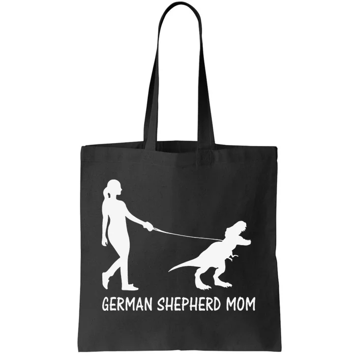 German Shepherd Mom Dinosaur GSD Owners Trex Mother Tote Bag