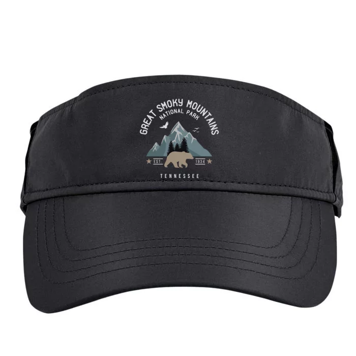 Great Smoky Mountains National Park Tennessee Camping Adult Drive Performance Visor