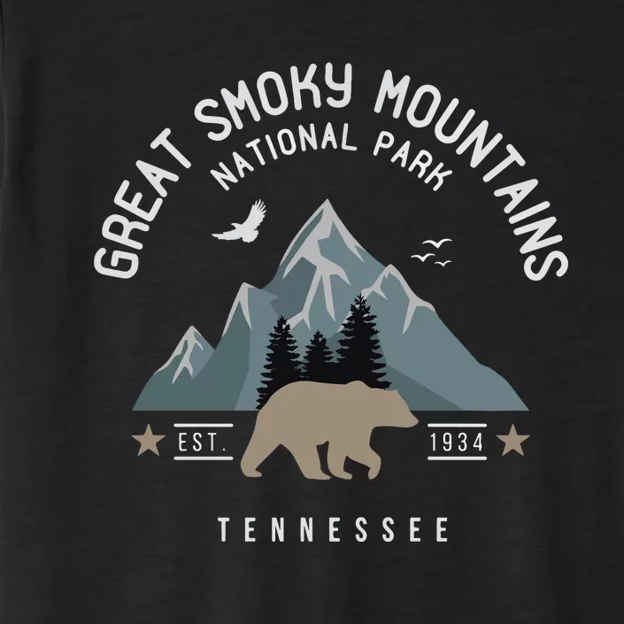 Great Smoky Mountains National Park Tennessee Camping ChromaSoft Performance T-Shirt