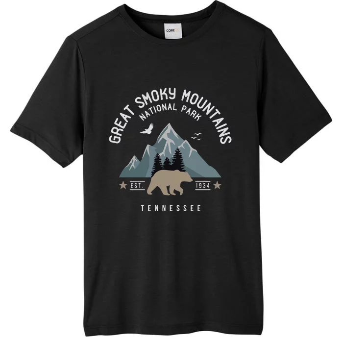 Great Smoky Mountains National Park Tennessee Camping ChromaSoft Performance T-Shirt