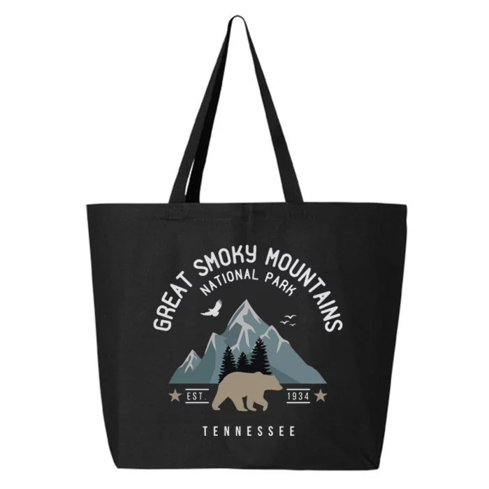 Great Smoky Mountains National Park Tennessee Camping 25L Jumbo Tote