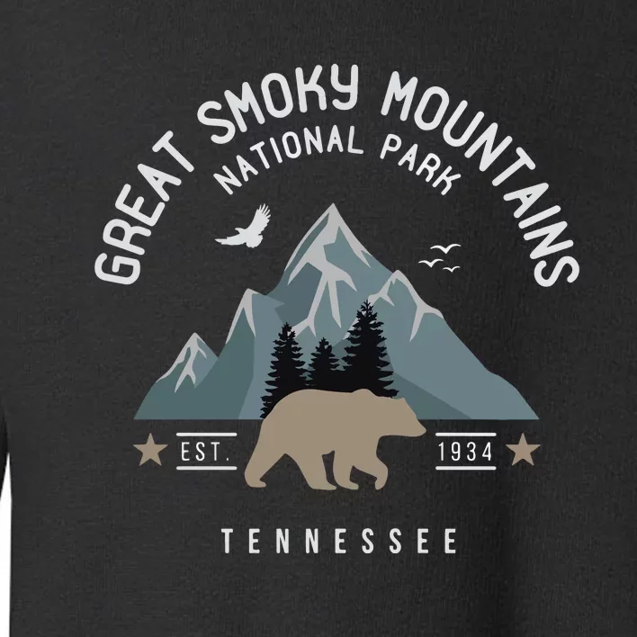 Great Smoky Mountains National Park Tennessee Camping Toddler Sweatshirt