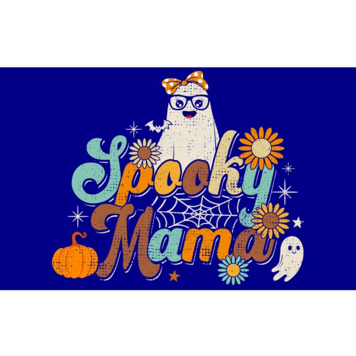 Groovy Spooky Mama Ghost Boo Halloween Costume Retro Hippie Cool Gift Bumper Sticker