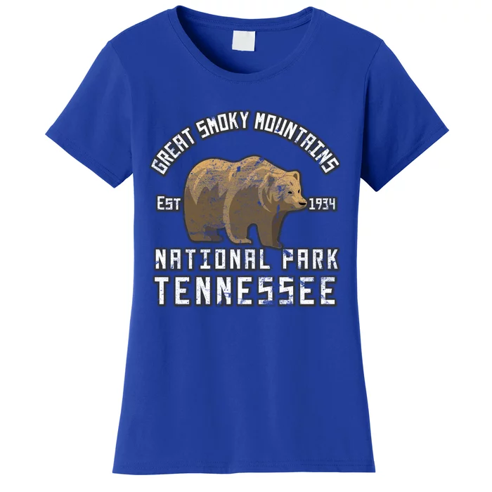 Great Smoky Mountains National Park Bear Nature Hiking Gift Women's T-Shirt