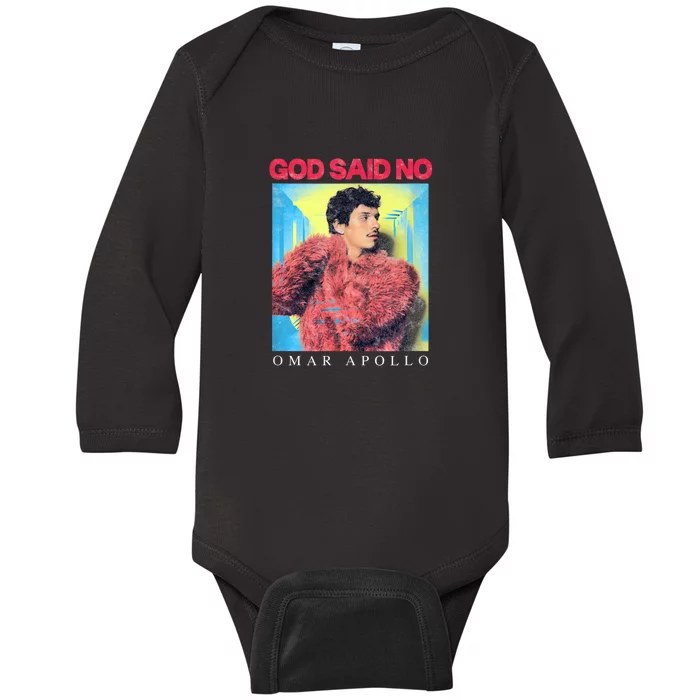 God Said No Box Baby Long Sleeve Bodysuit