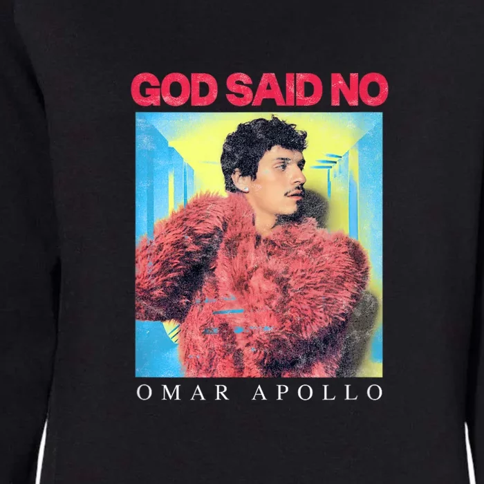 God Said No Box Womens California Wash Sweatshirt