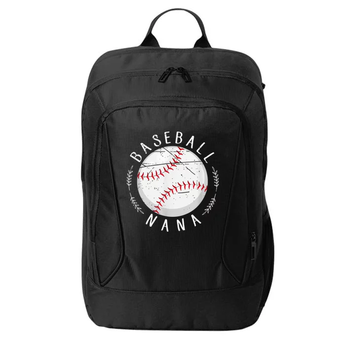 Grandmother Sports Nana Baseball Mother, Mother's Day City Backpack