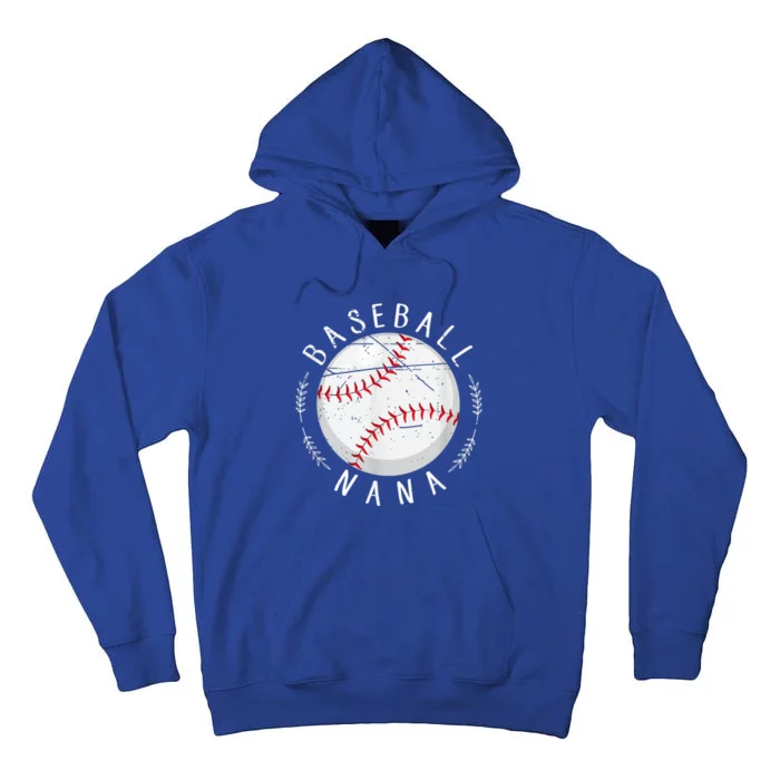 Grandmother Sports Nana Baseball Mother, Mother's Day Tall Hoodie