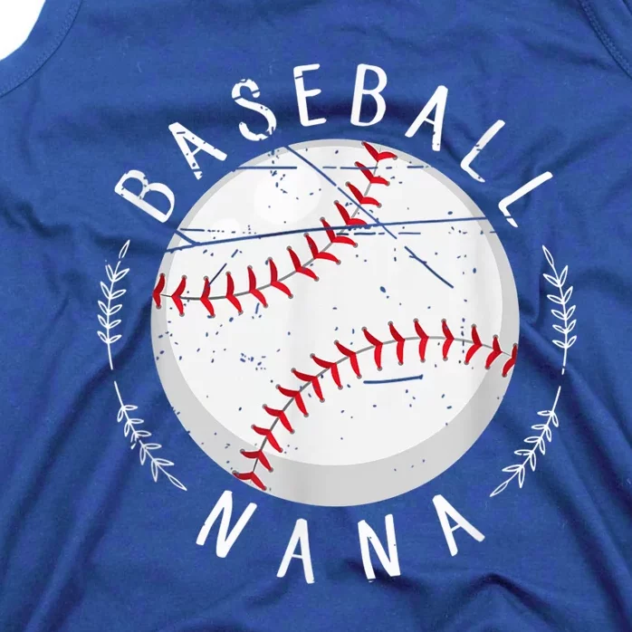 Grandmother Sports Nana Baseball Mother, Mother's Day Tank Top