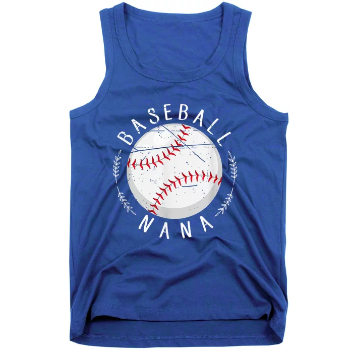 Grandmother Sports Nana Baseball Mother, Mother's Day Tank Top