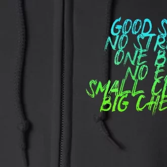 Good Sex No Stress One Boo No Ex Small Circle Back Motif Full Zip Hoodie