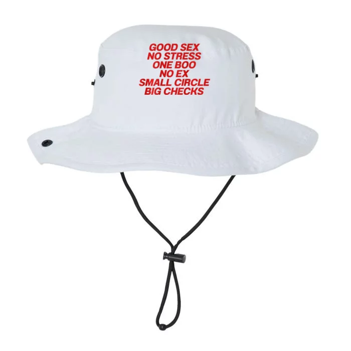 Good Sex No Stress One Boo No Ex Small Circle Big Checks Legacy Cool Fit Booney Bucket Hat