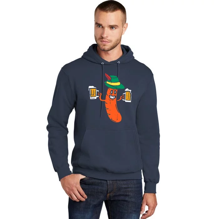 German Sausage Oktoberfest Wurst Bavarian Tall Hoodie