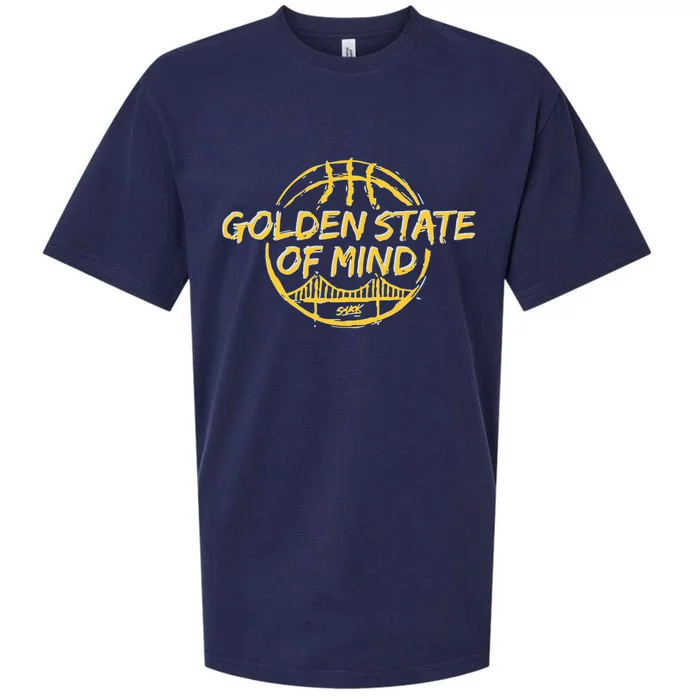 Golden State Of Mind Golden Basketball Fans Sueded Cloud Jersey T-Shirt