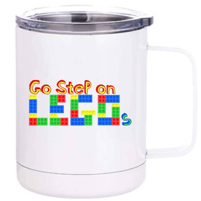 Go Step On LEGOs Front & Back 12oz Stainless Steel Tumbler Cup