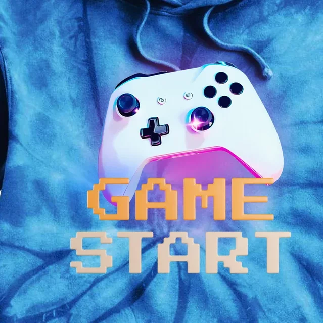 Game Start Or Game On Starter Gift Tie Dye Hoodie