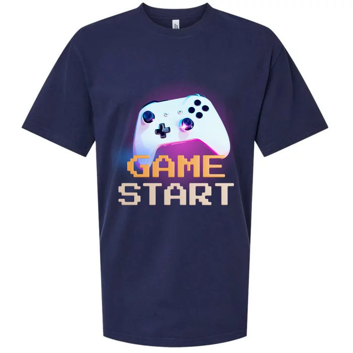 Game Start Or Game On Starter Gift Sueded Cloud Jersey T-Shirt