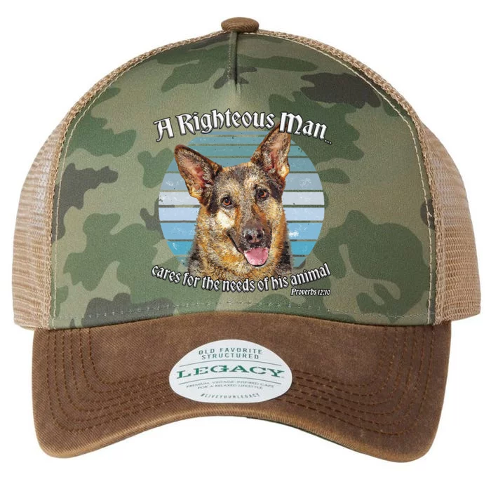 German Shepherd Owner Lover Proverbs 1210 Gift Cute Dog Legacy Tie Dye Trucker Hat