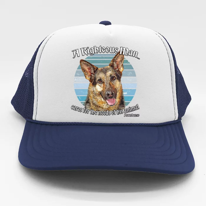 German Shepherd Owner Lover Proverbs 1210 Gift Cute Dog Trucker Hat