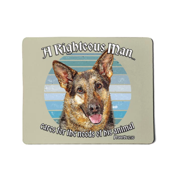 German Shepherd Owner Lover Proverbs 1210 Gift Cute Dog Mousepad