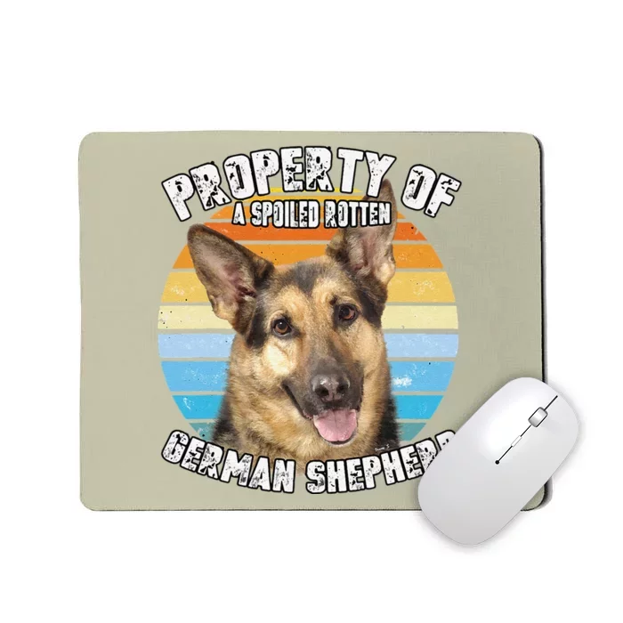 German Shepherd Owner Lover Retro Vintage Cute Dog Mousepad