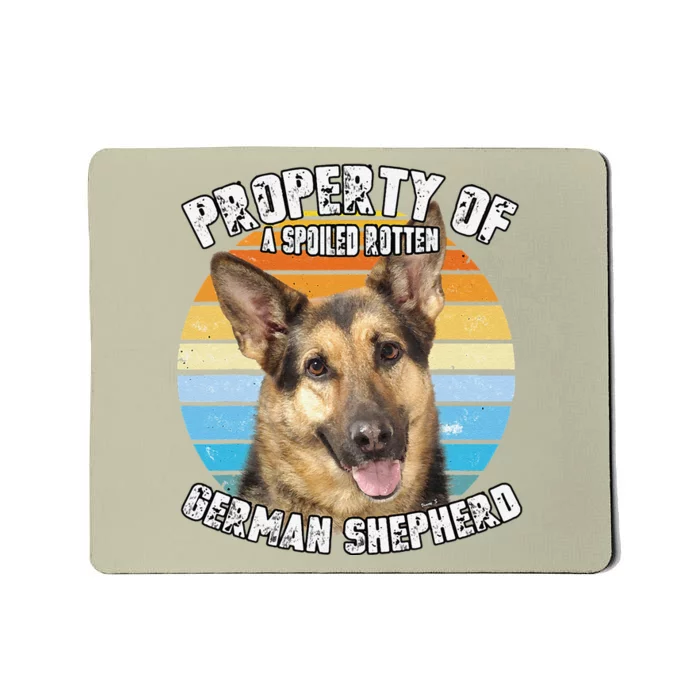 German Shepherd Owner Lover Retro Vintage Cute Dog Mousepad