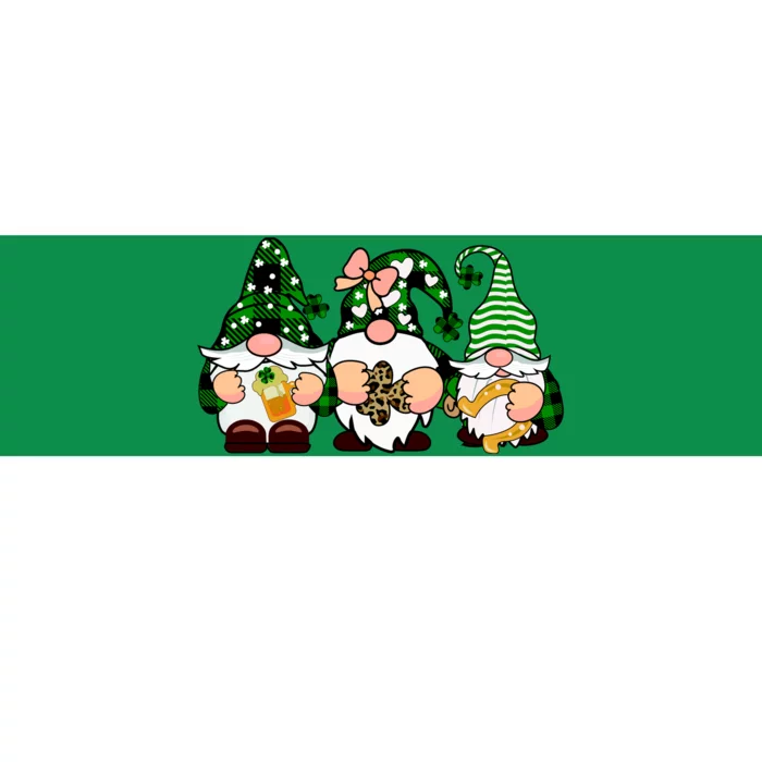 Gnomes St Patrick's Day Bumper Sticker