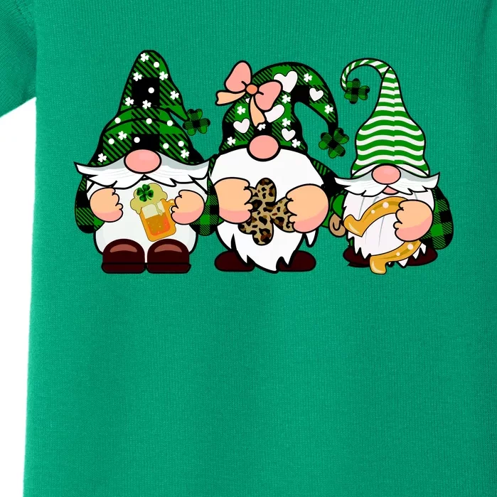 Gnomes St Patrick's Day Baby Bodysuit