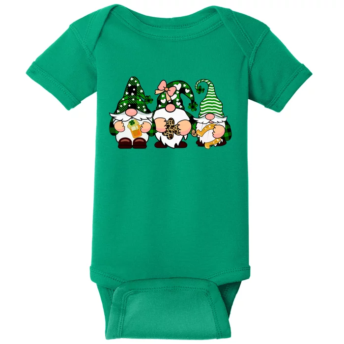 Gnomes St Patrick's Day Baby Bodysuit