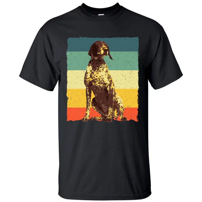 German Shorthaired Pointer Art GSP Dog Lover Tall T-Shirt