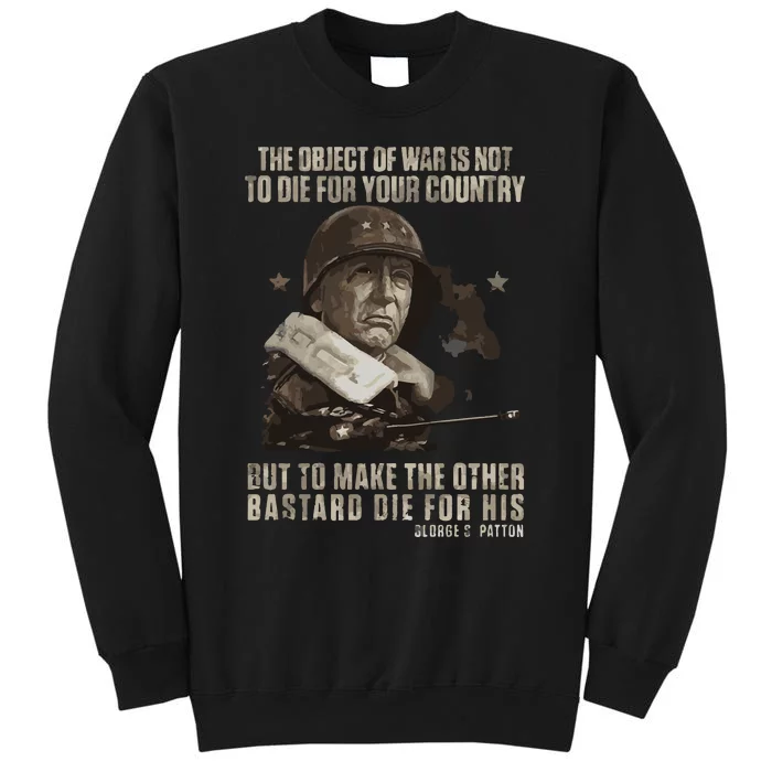 George S Patton Tall Sweatshirt