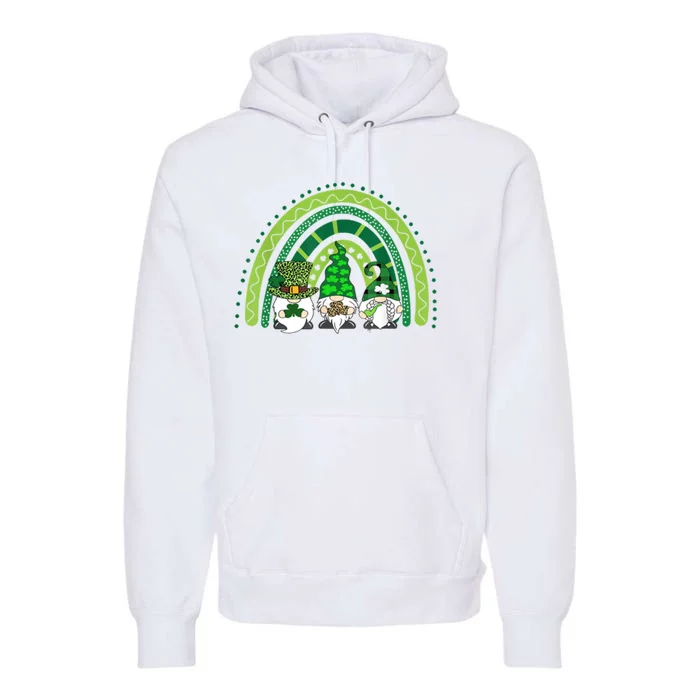 Gnome St Patrick's Day Rainbow Premium Hoodie