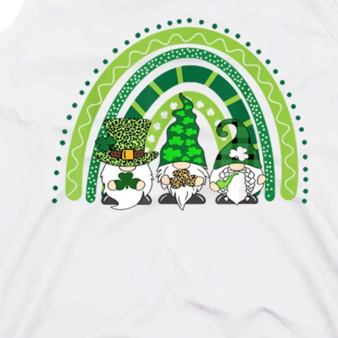 Gnome St Patrick's Day Rainbow Tank Top