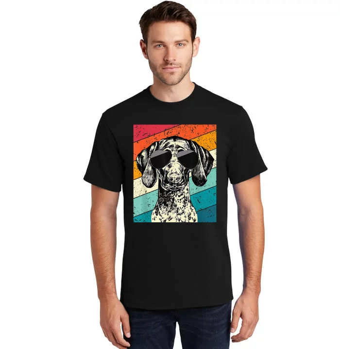 German Shorthaired Pointer Sunglasses Gsp Dog Tall T-Shirt