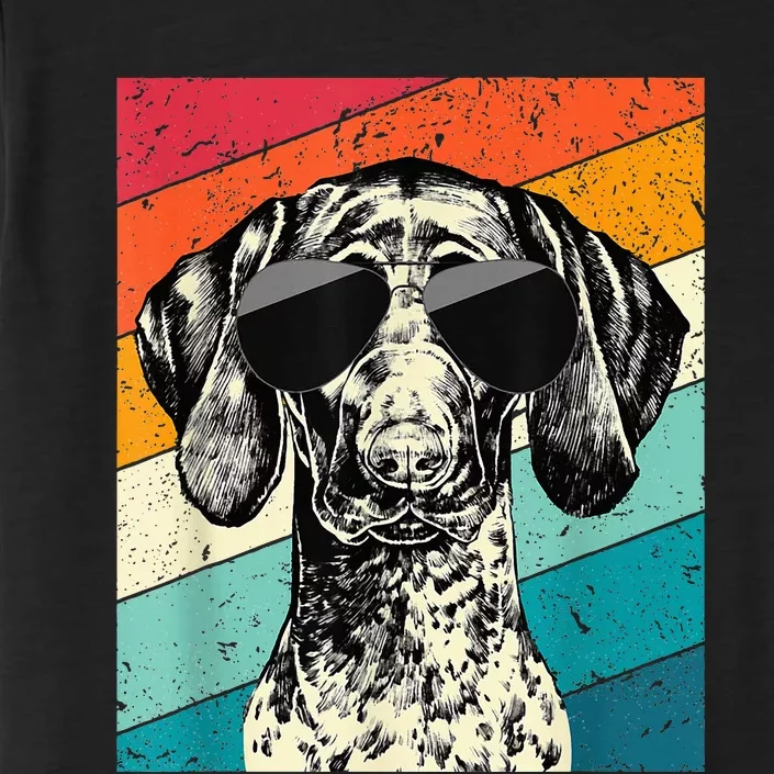 German Shorthaired Pointer Sunglasses Gsp Dog ChromaSoft Performance T-Shirt