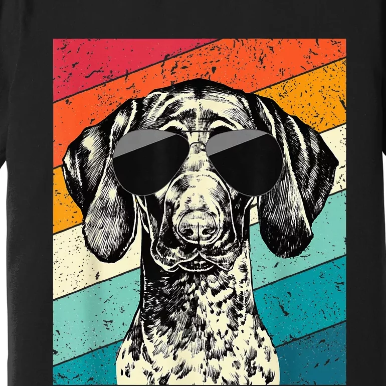 German Shorthaired Pointer Sunglasses Gsp Dog Premium T-Shirt