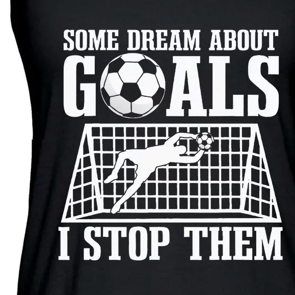 Goalie Soccer Player Goalkeeper Team Keeper Sport Goaltender Ladies Essential Flowy Tank