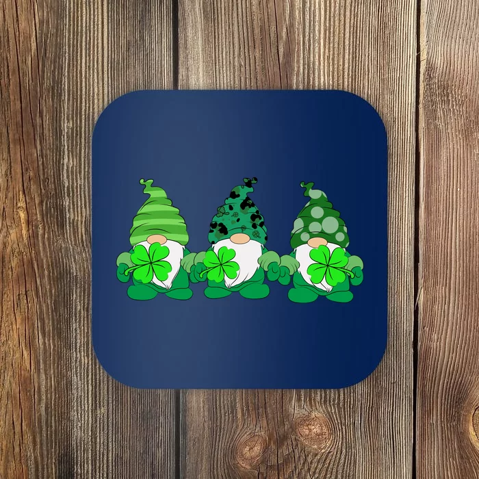 Gnome St Patricks Holiday Clover Coaster