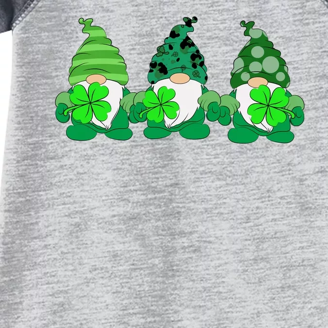 Gnome St Patricks Holiday Clover Infant Baby Jersey Bodysuit