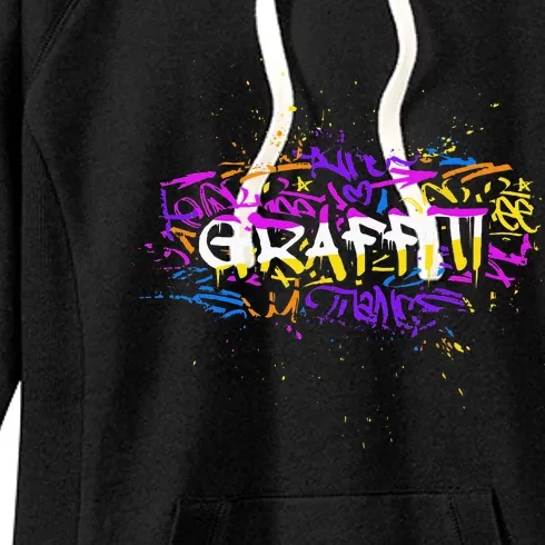 Graffiti Spray Paint Graffiti Artist Women's Fleece Hoodie