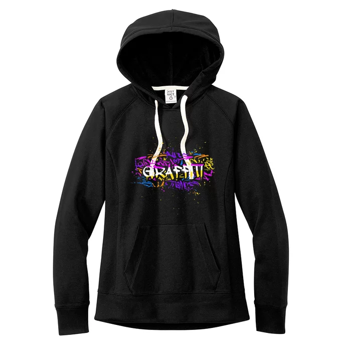 Graffiti Spray Paint Graffiti Artist Women's Fleece Hoodie