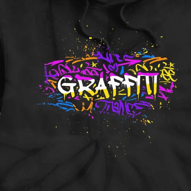 Graffiti Spray Paint Graffiti Artist Tie Dye Hoodie