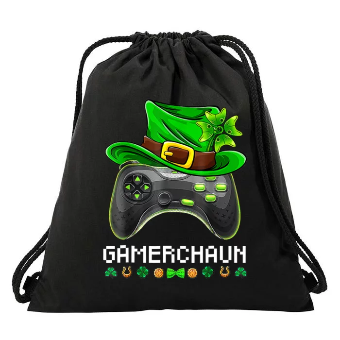 Gamerchaun St Patrick's Day Game Drawstring Bag