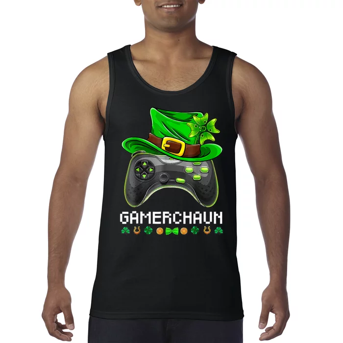 Gamerchaun St Patrick's Day Game Tank Top