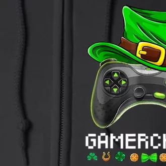 Gamerchaun St Patrick's Day Game Full Zip Hoodie