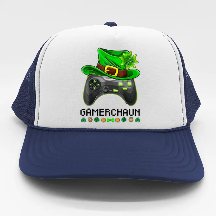 Gamerchaun St Patrick's Day Game Trucker Hat